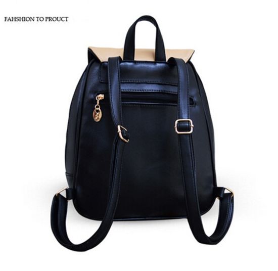 Women Leather Backpacks Rucksack Candy Colors Schoolbags (WDL0936)