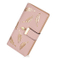 Purse Wallet Coin Pocket Clutch Wallet Card Holder Women′s Small Compart Leather Wallet Ladies Mini Purse with ID Window (WDL01095)