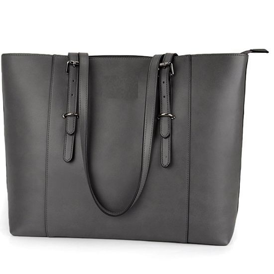Metal Decoration Lady Laptop Tote Large Capacity Shoulder Bag Popular Handbag Women Bag (WDL0330)