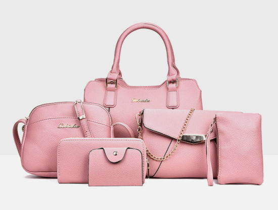 6PCS Handbag Set Ladies Handbags Designer Women Tote Shoulder Bags (WDL0986)
