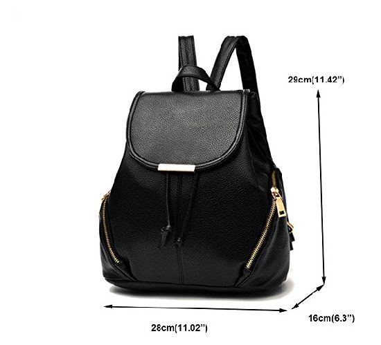Fashion Backpack PU Leather Backpack Student School Backpack Promotional Backpack Large Capacity Backpack (WDL0544)