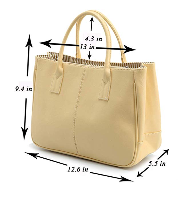 Women's semi-structured handbag