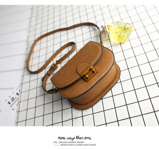 Mini Women Messenger Saddle Crossbody Sling Shoulder PU Leather Purse (WDL0825)
