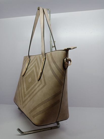Lady Tote with Laser Pattern Lady Shoulder Bag Designer Handbag 2018 Fashion Lady Handbag (WDL0451)