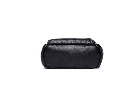 Basic Lady Backpack Washed PU Leather Daily Pack (WDL0818)