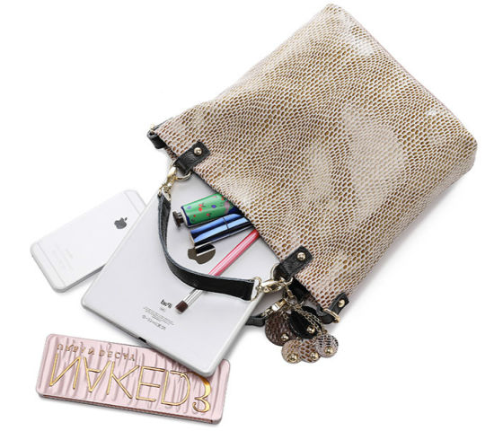 Female Casual PU Tote Top-Handle Shoulder Bag for Ladies Messenger Bags (WDL0899)