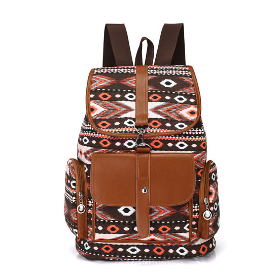 Omen Canvas Backpacks Ladies Shoulder Bag Rucksack Schoolbags (WDL0940)