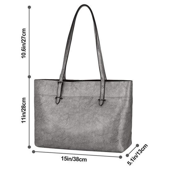 Fashion PU Lady Tote Shopping Bag Large Capacity Mummy Bag Promotion Handbag Fashion Handbags (WDL0289)