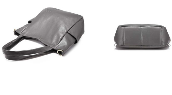 Classic Design PU Women Leather Shoulder Bags Large Tote Top-Handle Handbags (WDL0892)