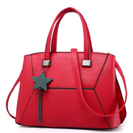 Fashion Women Bag PU Leather Handbags Tassel Lady Handbag (WDL0863)