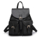 Women Leather Backpack Black Bolsas Mochila Feminina Large Girl Schoolbag (WDL0934)