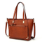 High Quality Hot Sell Tote with Metal Decorative Wardware PU Fashion Bag (WDL0214)
