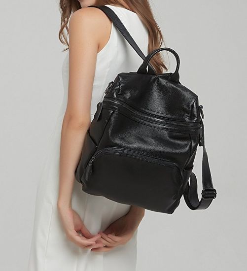 Fashion PU Double Use Handbag and Backpack Fashion Women Backpack (WDL0264)