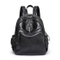 Casual Double Zipper Women PU Leather Backpack School Bag (WDL0914)