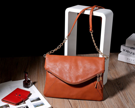 Women Handbags PU Leather Chain Evening Bags Casual Ladies Hand Bags Female Charm Envelope Clutch (WDL0962)
