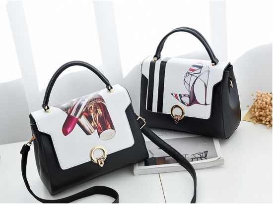 Fashion Lady Handbag Printing Ladies Handbag Women Designer Handbags Lady Hand Bag (WDL0167)
