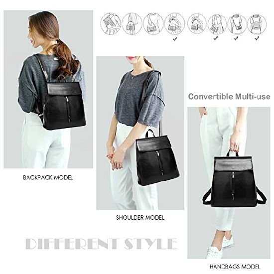 Lady Backpack Fashion Women Backpack Custom Women PU Leather Backpack School Student Backpack (WDL0546)