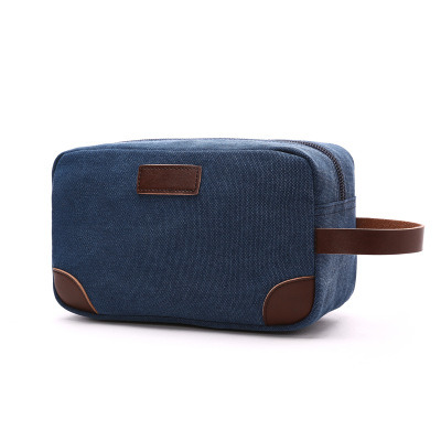 Toilet Bag Canvas Wash Bag Cosmetic Bag Fashion Wash Gargle Bag Travel Toiletry Bag Large Cosmetic Makeup Bag Pouch Clutch Travel Case (WDL01246)