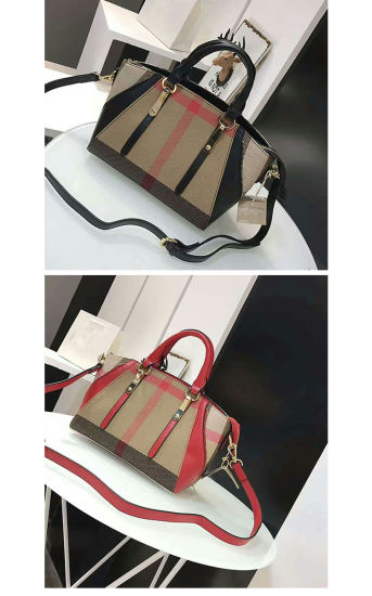 Promotional Bag Fashion Bags Hand Bag Handbags Lady Handbag Leather Handbags Canvas PU Women Bag (WDL0356)