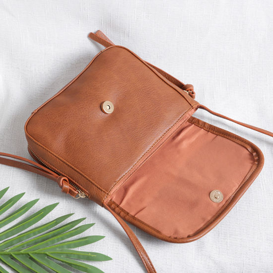 Lady PU Leather Handbags Designer Causal Women Messenger Bag (WDL0965)
