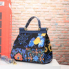 lady handbag women bag emboridery flower handbag replicas bags design handbag (WDL05019)