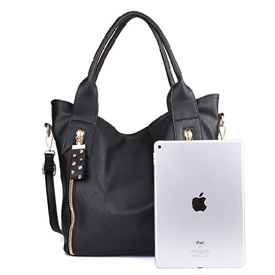 PU Leather Handbag Zipper Handbag Women Tote Ladies Handbag Leather Bags Shoulder Bag Fashion Women Bag (WDL0539)